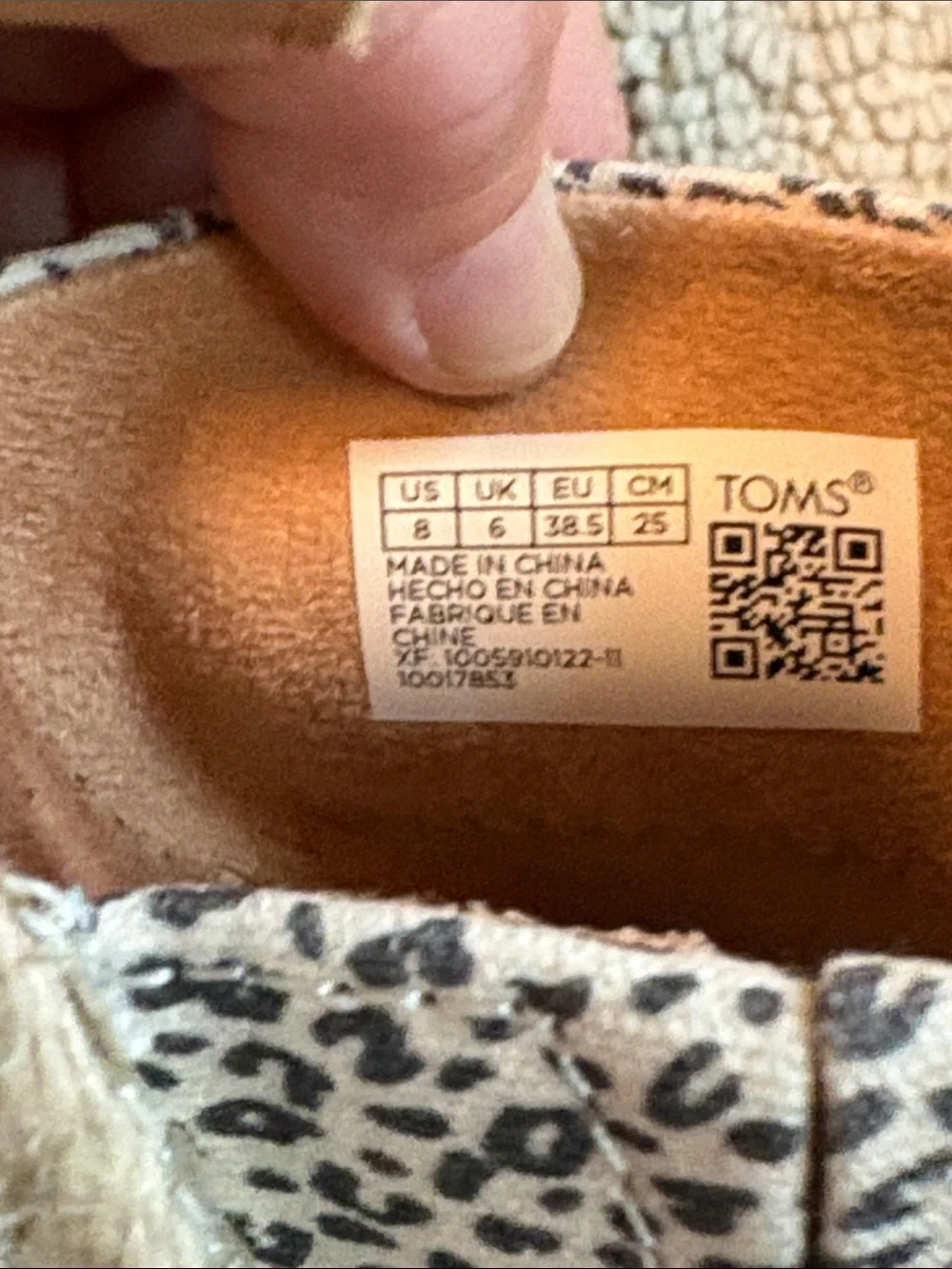 Toms mini leopard